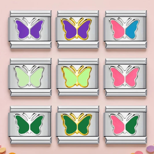 Butterfly Italian Charm Link 479
