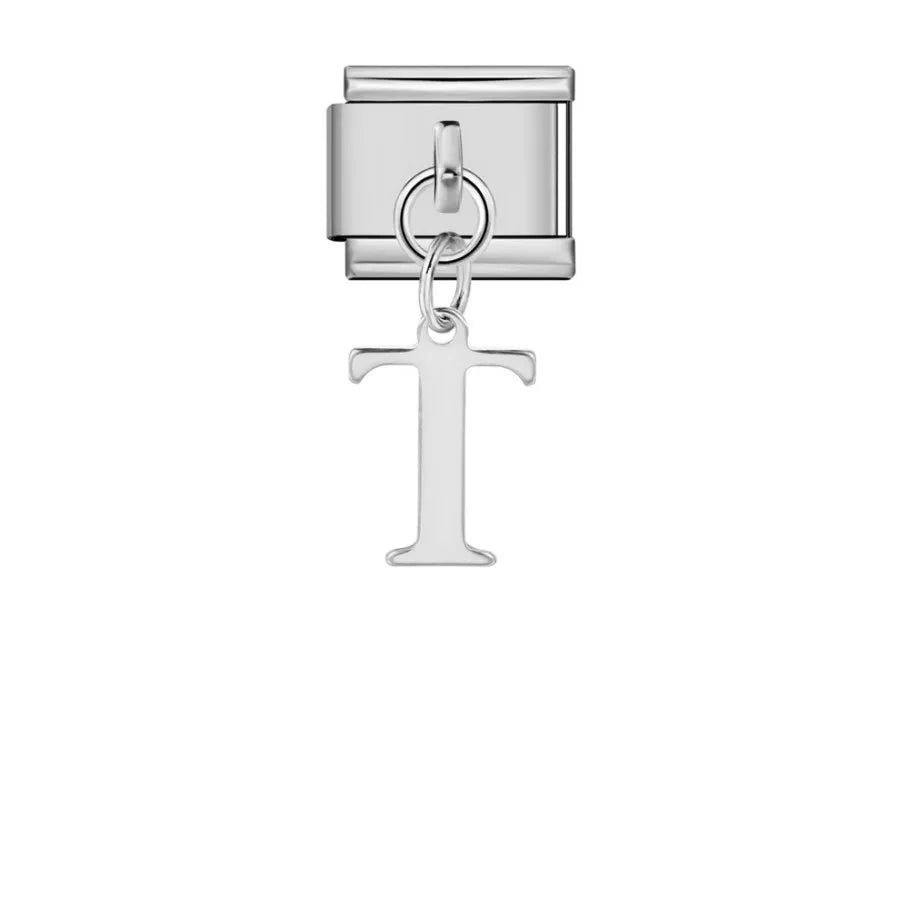 Silver Color Pendant 26 English Letter 521