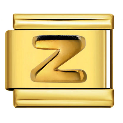 Gold Color 26 English Letters 336