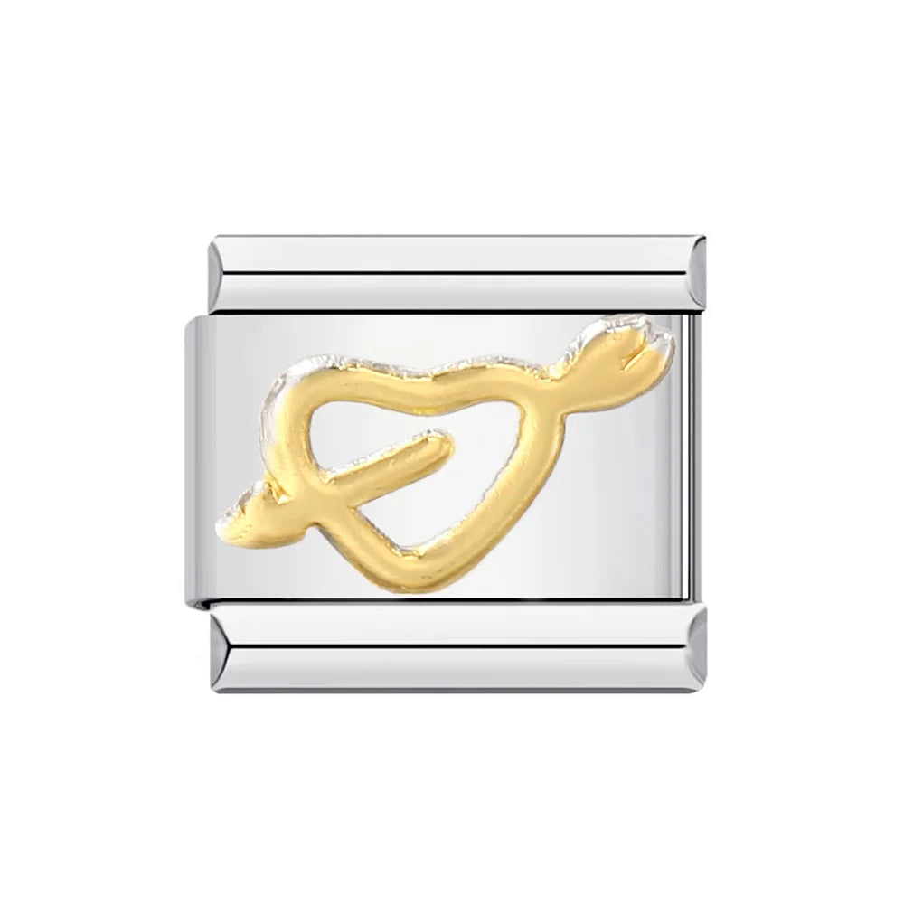 Simple Italian Charm Links 023