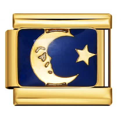 Gold Color Italian Charm 478