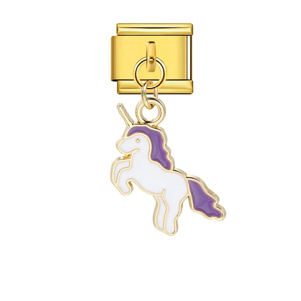 Unicorn Pendant Italian Charm 541