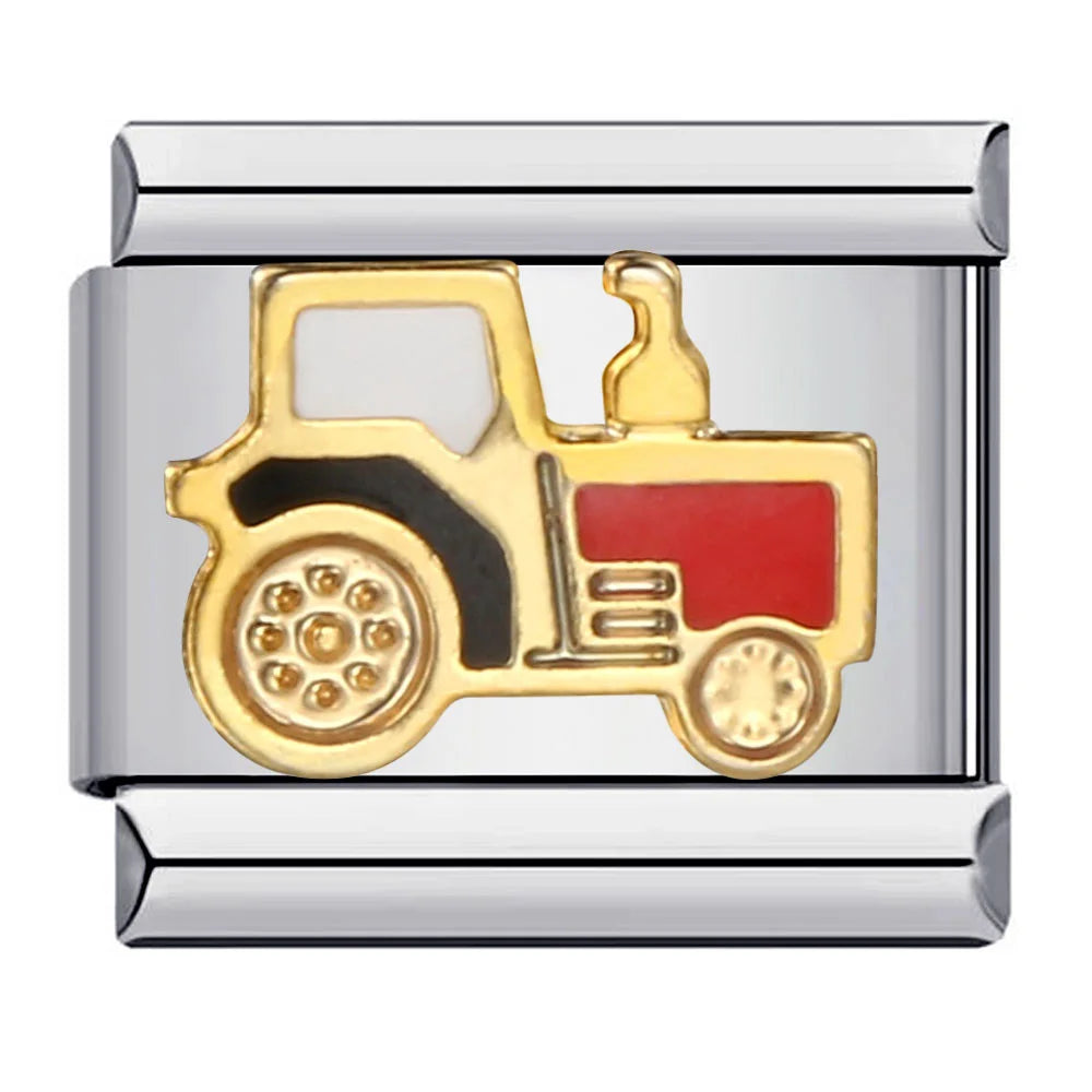 Car Italian Charms Links 089