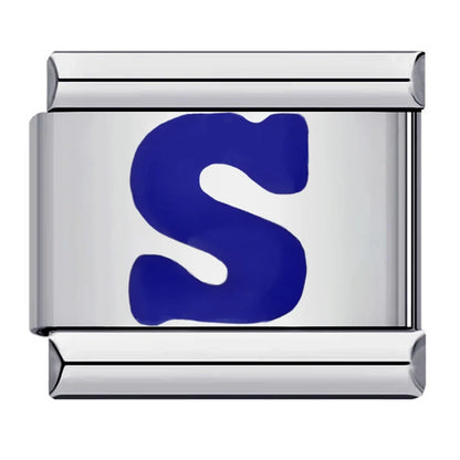 Blue Color 26 English Letters 002