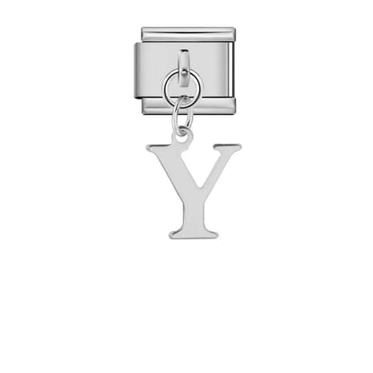 Silver Color Pendant 26 English Letter 521