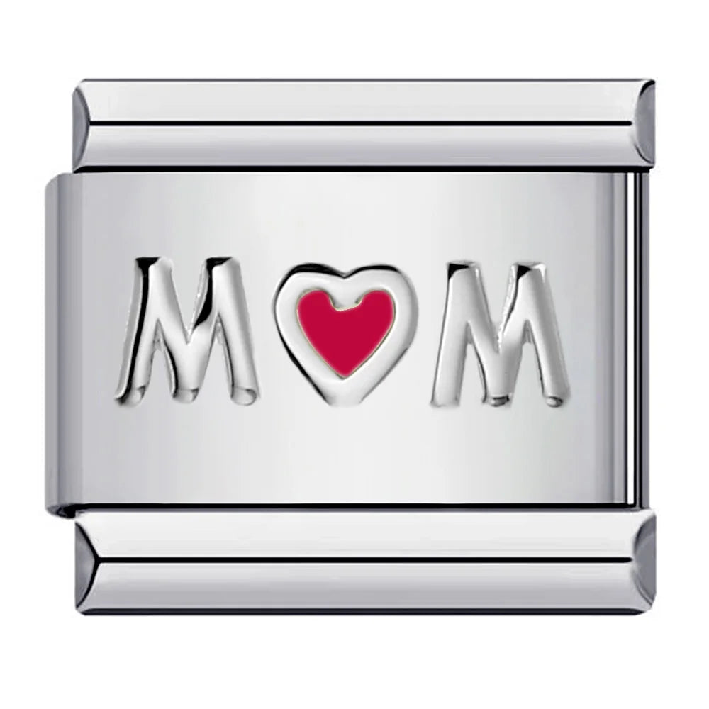 Mom Italian Charm Link 450