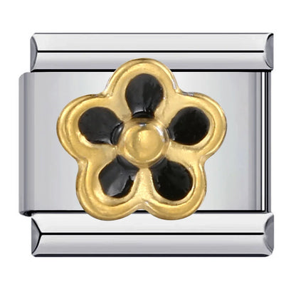 Flower Italian Charm Links 105