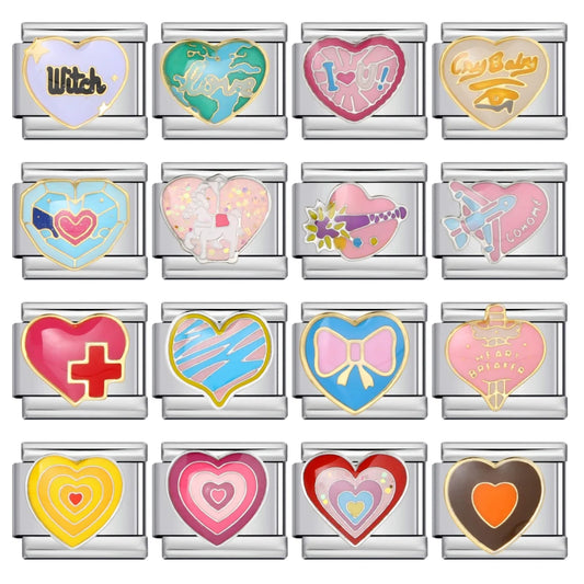 Heart Italian Charm Link 258
