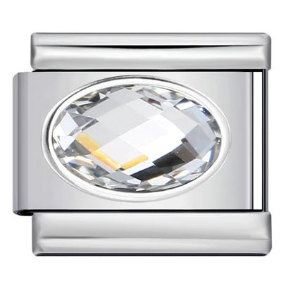 Zirconia Italian Charm Links 120