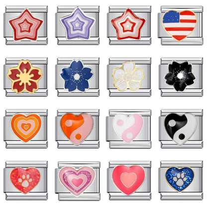 Heart Italian Charm Links 171