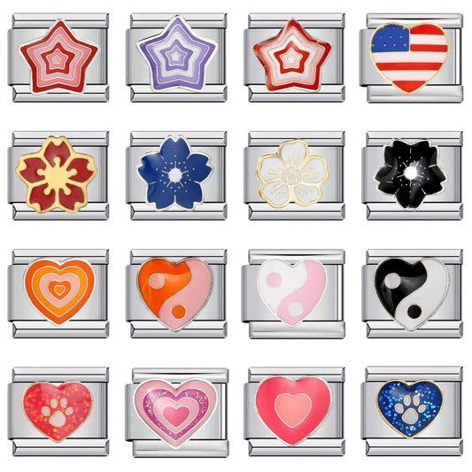 Heart Italian Charm Links 171