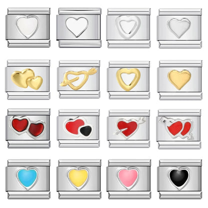 Heart Italian Charm Link 178