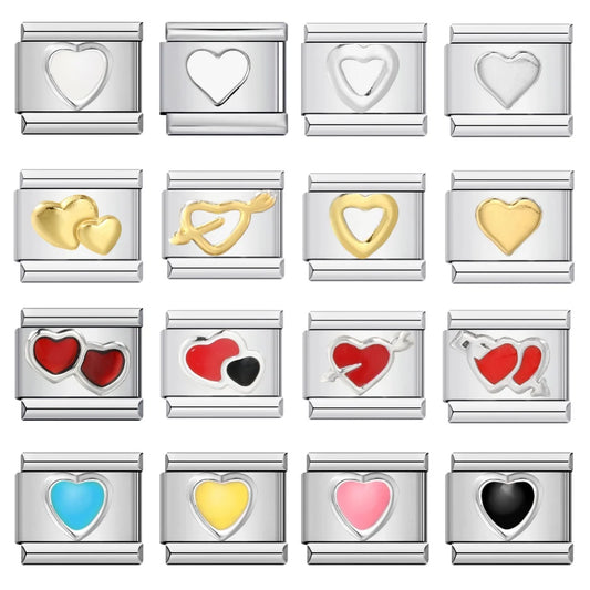 Heart Italian Charm Link 178