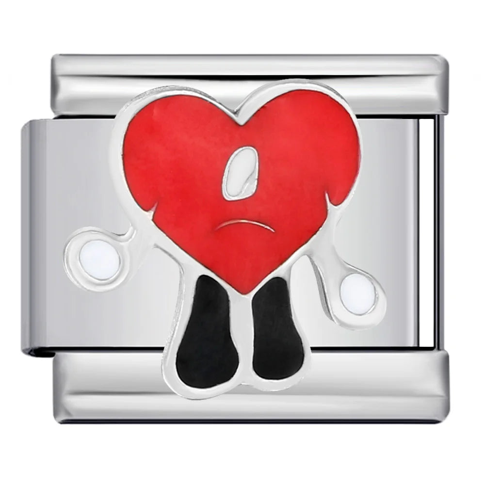 Heart Italian Charm Link 331