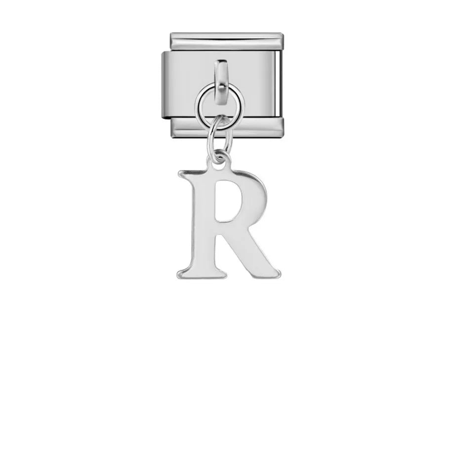 Silver Color Pendant 26 English Letter 521