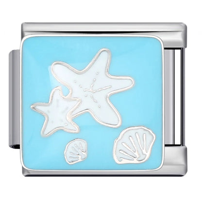 Ocean Italian Charm Link 322