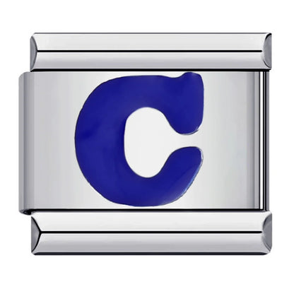 Blue Color 26 English Letters 002