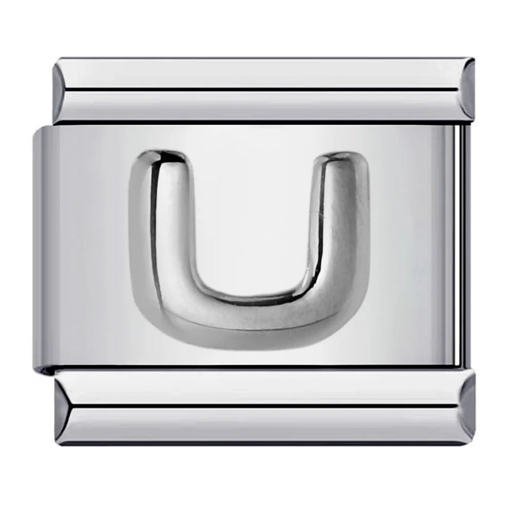 Silver Color 26 English Letters 174