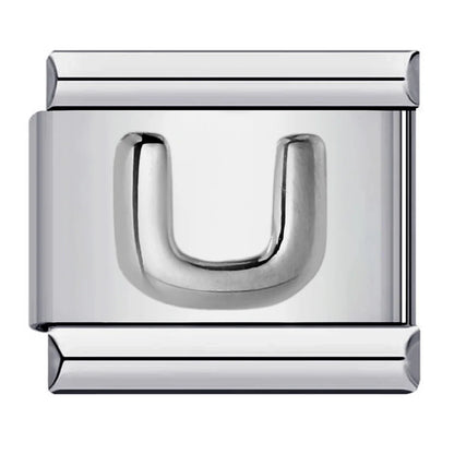 Silver Color 26 English Letters 174