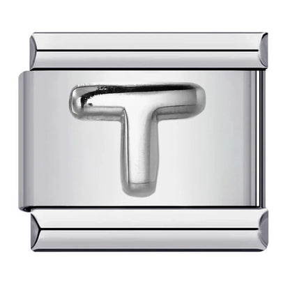 Silver Color 26 English Letters 174