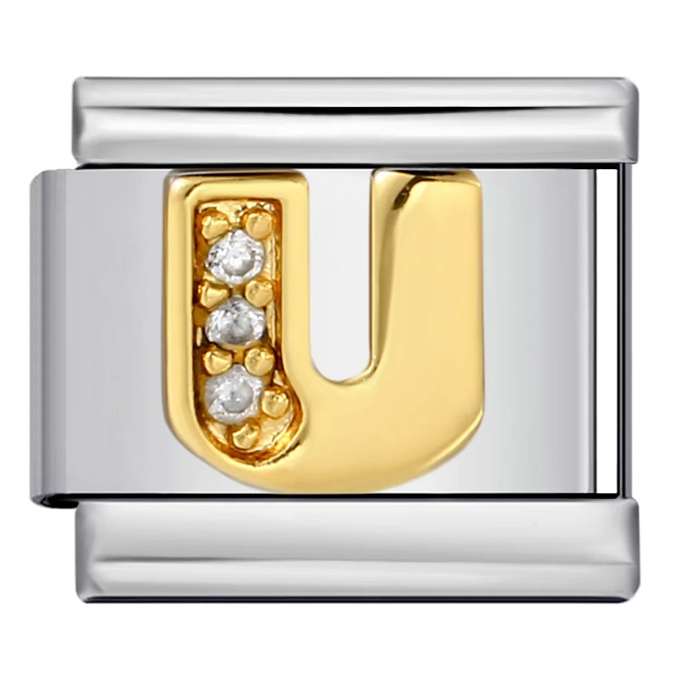 Gold Color 26 English Letter 207