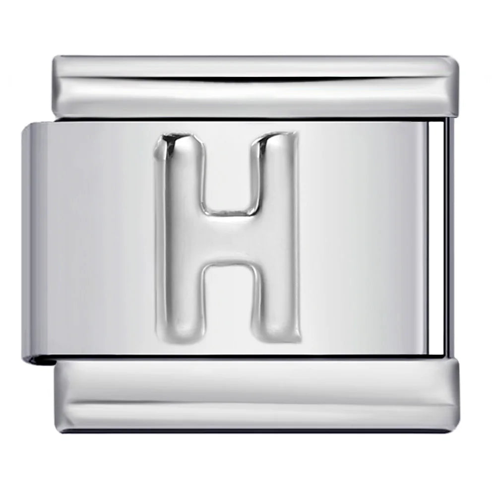 Silver Color 26 English Letters 134