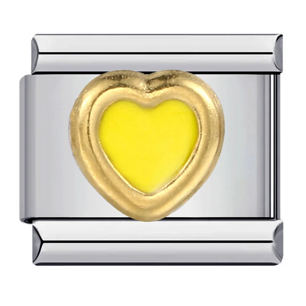 Heart Italian Charm Links 119