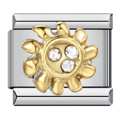 Star Moon Sun Italian Charm 172