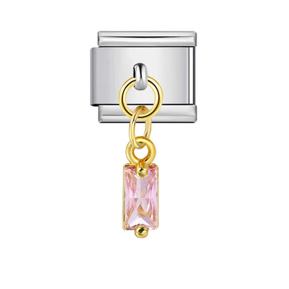 Pink Italian Charm Link 401