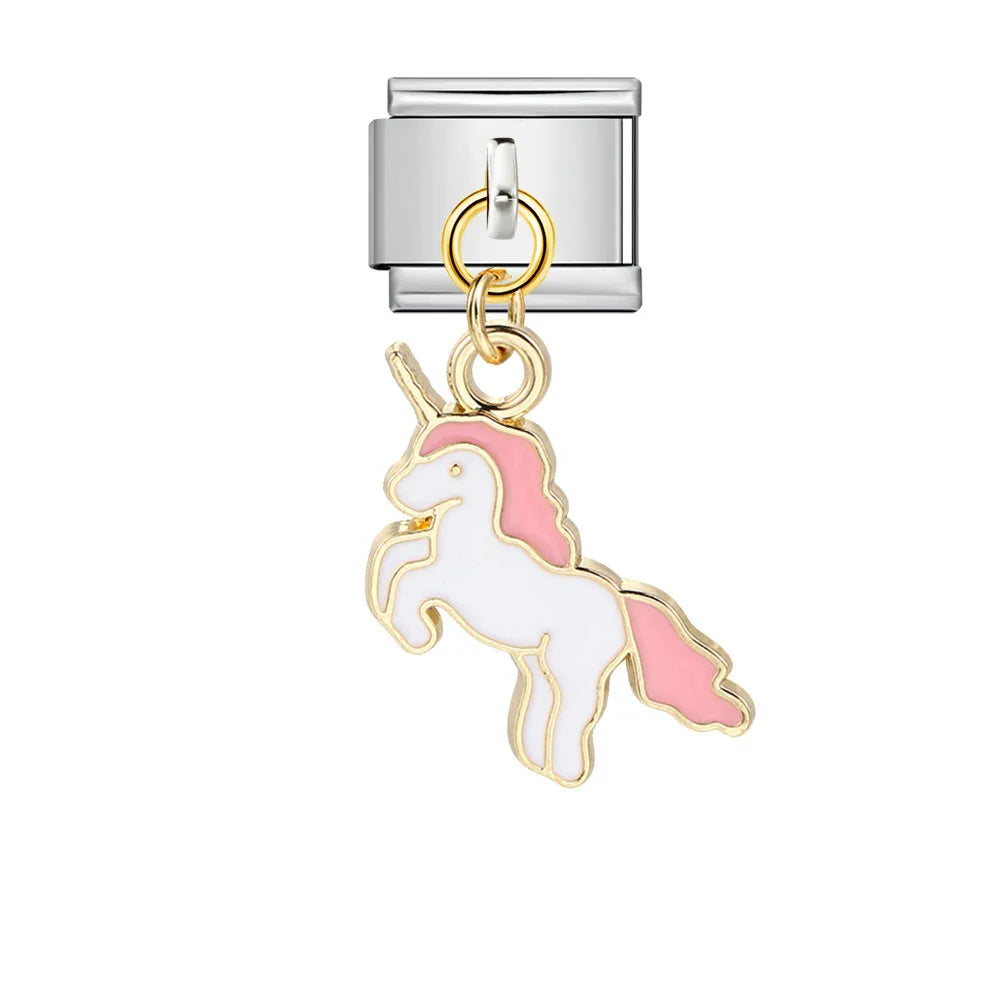 Unicorn Pendant Italian Charm 541