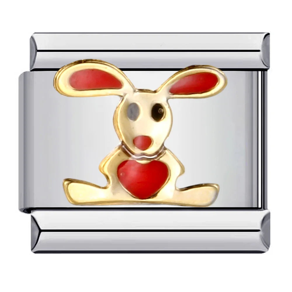 Animal Italian Charm Links 074