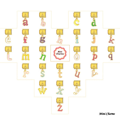 Gold Color 26 English Letter 461