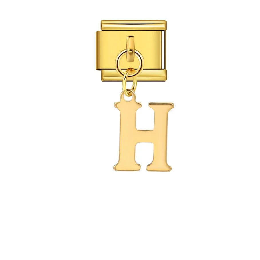 Gold Color Pendant 26 English Letter 520