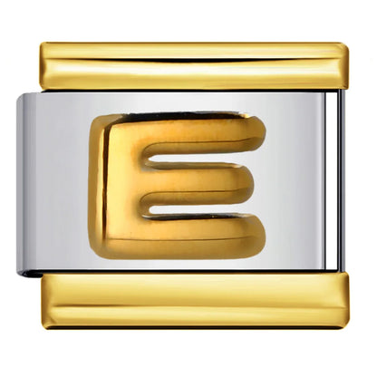 Gold Color 26 English Letters 340