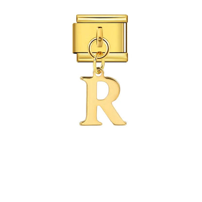 Gold Color Pendant 26 English Letter 520