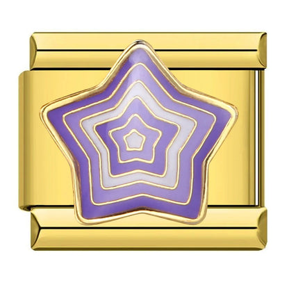 Star Italian Charm Links 107