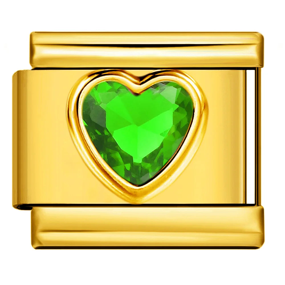 Heart Italian Charm Link 473