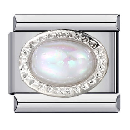 Zirconia Italian Charms Links 091