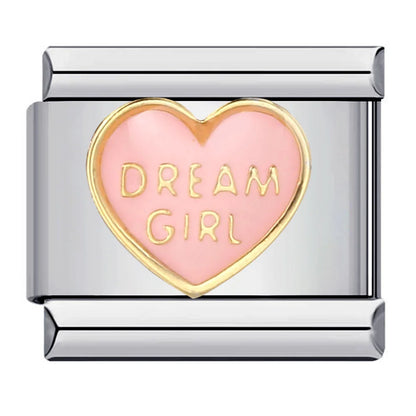 Heart Italian Charm Links 121