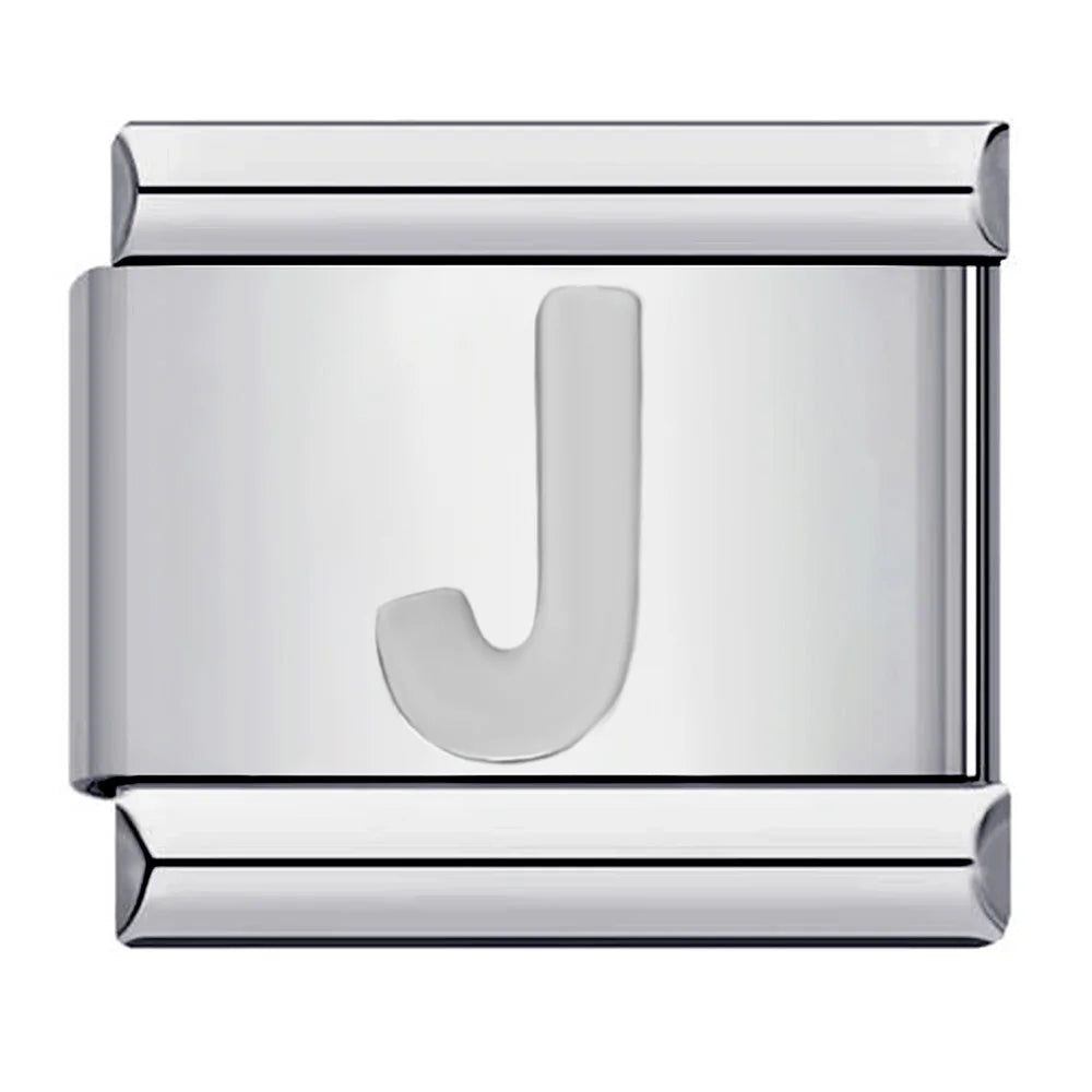 Silver Color 26 English Letters 125