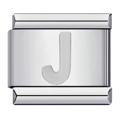 Silver Color 26 English Letters 125