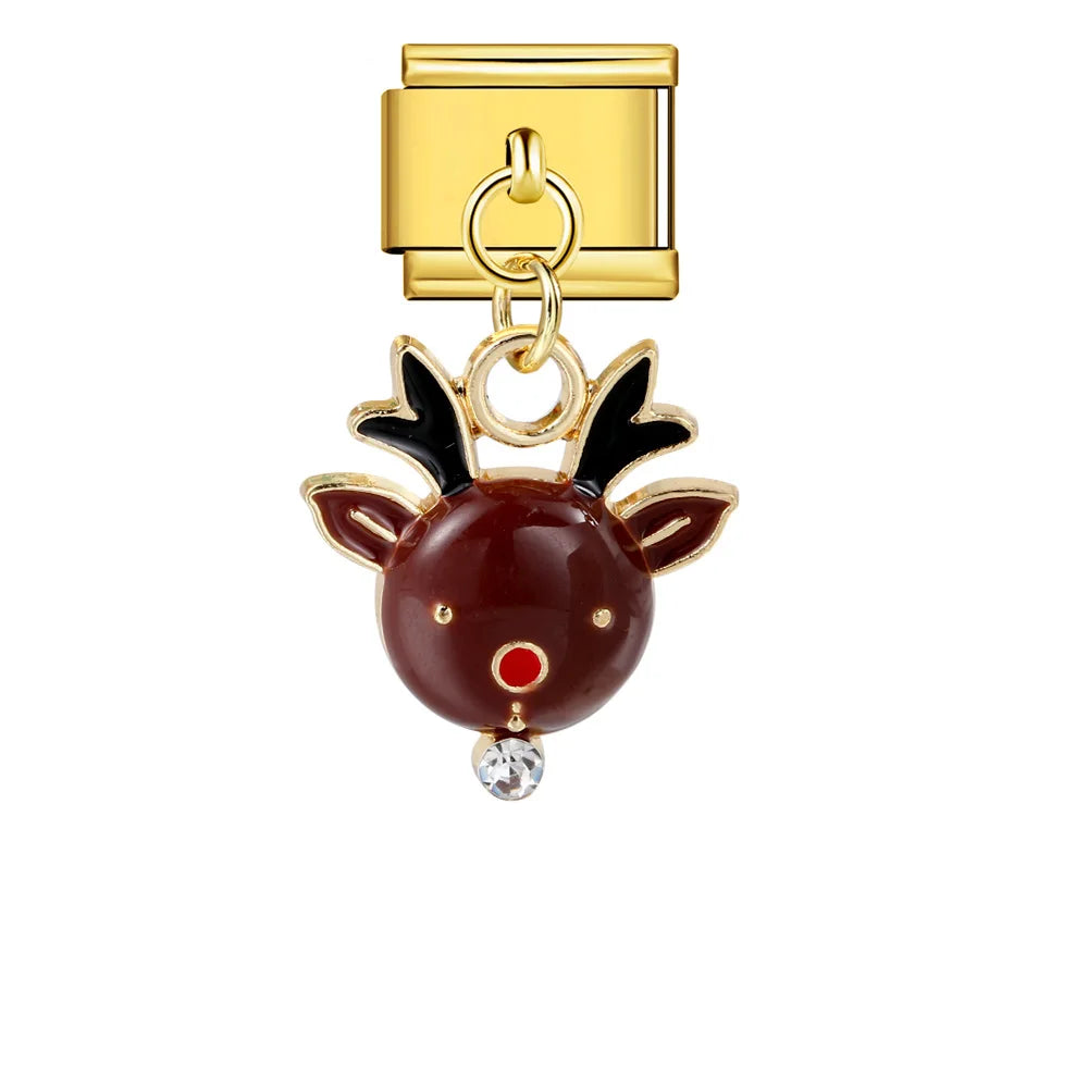 Christmas Italian Charm Links 217