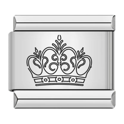Laser Italian Charm Links 052