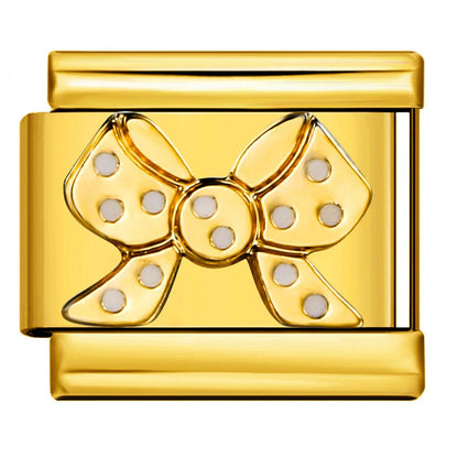 Gold Color Italian Charm Link 477