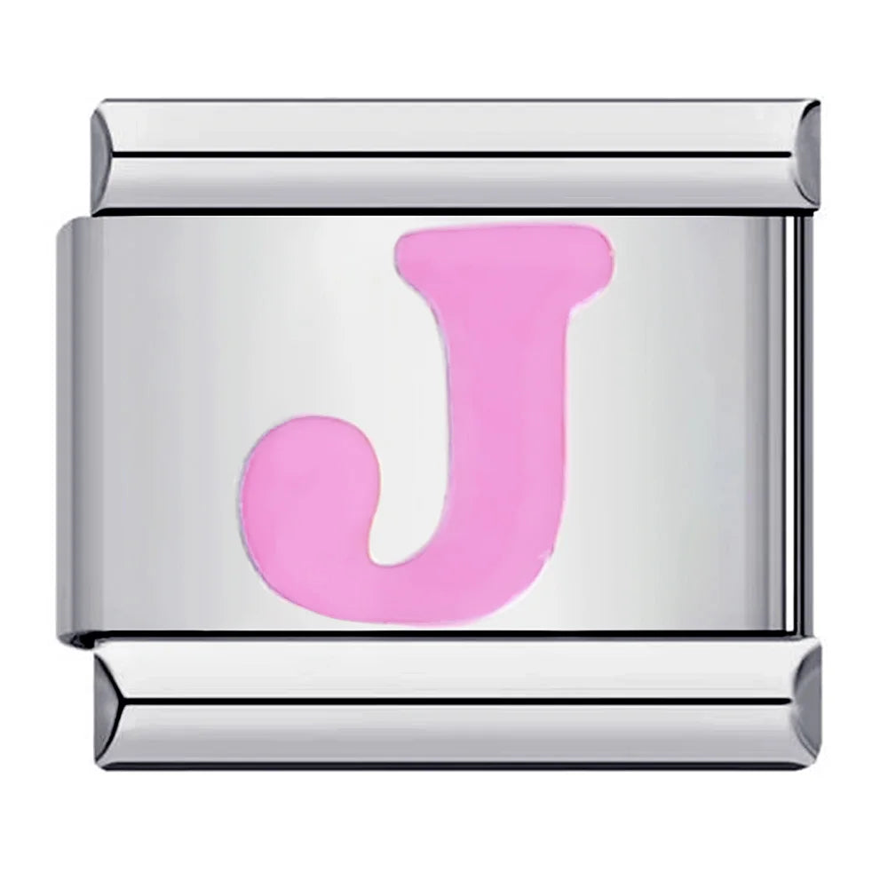 Pink 26 English Letters