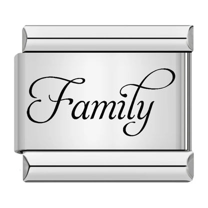 Laser Italian Charm Links 049