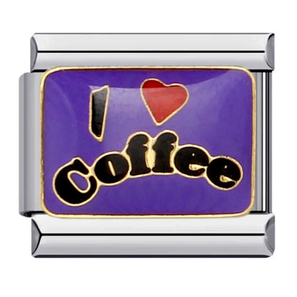 Purple Italian Charm Link 170