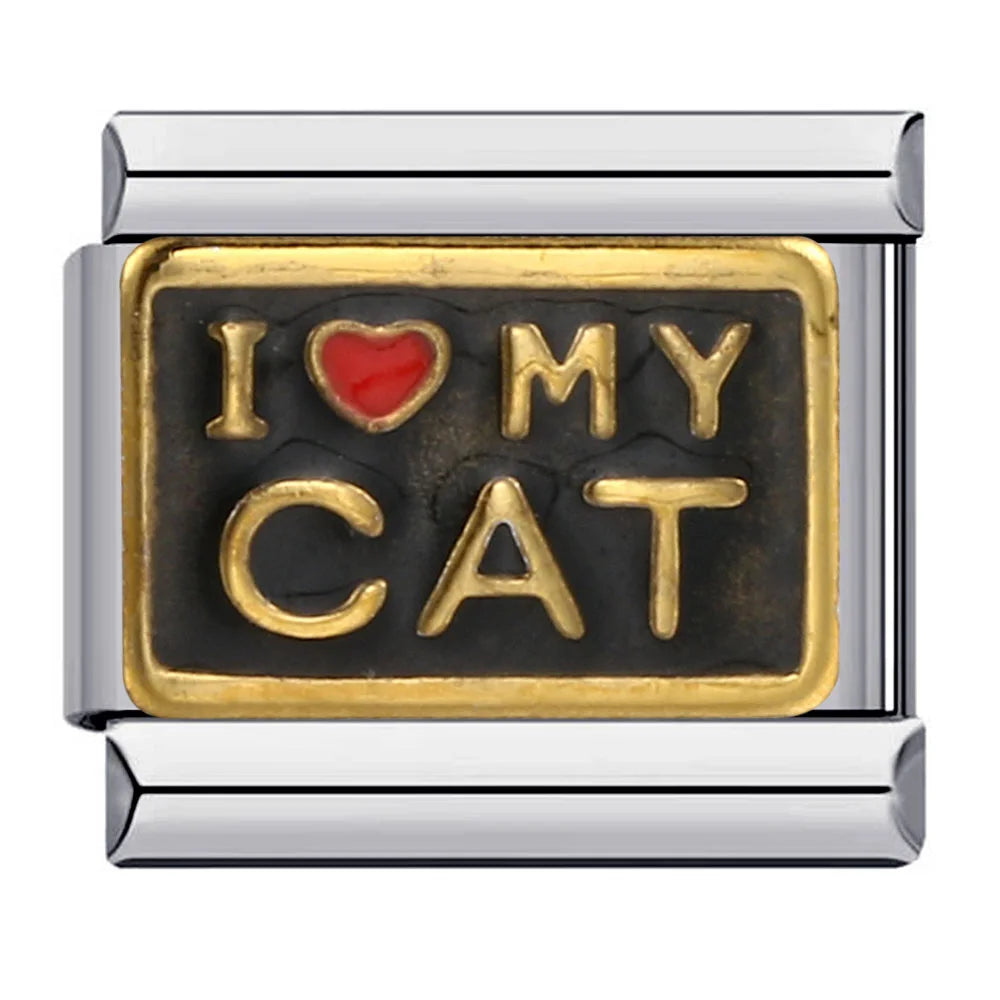 Words Italian Charm Link 328