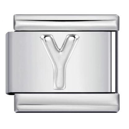 Silver Color 26 English Letters 134