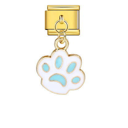 Paw Print Italian Charm 579